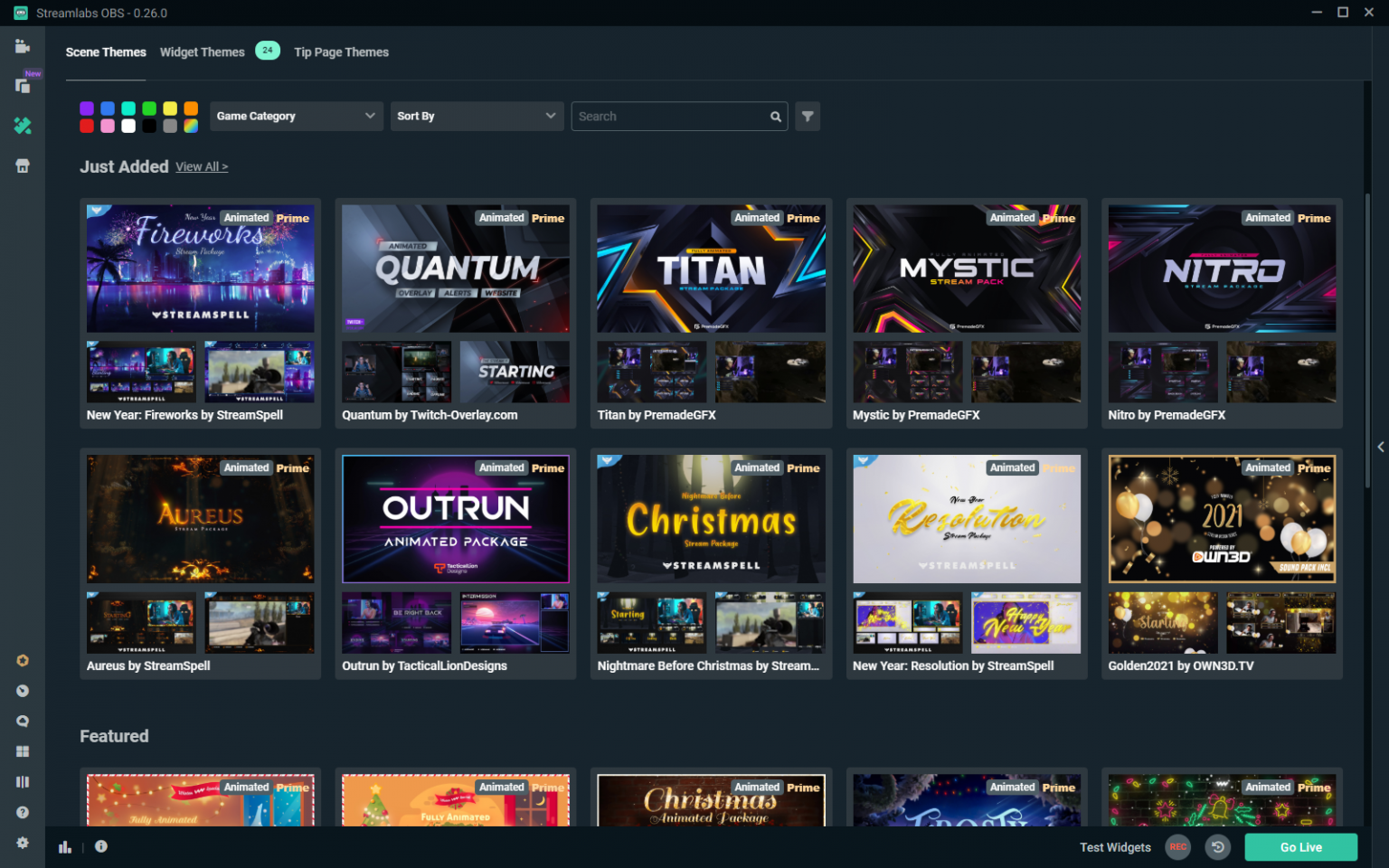 download streamable obs themes to obs studio